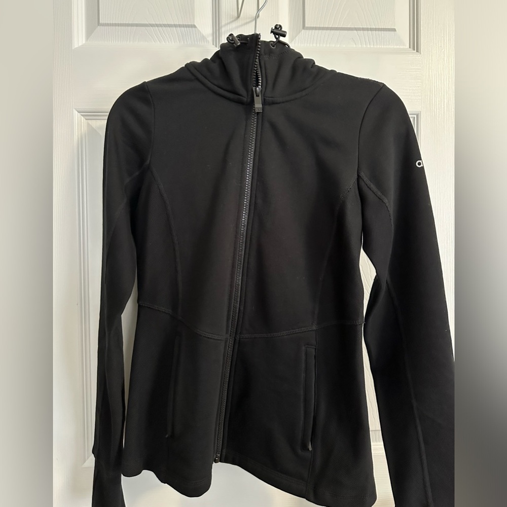 Alo Yoga Black Zip Hoodie XS New!